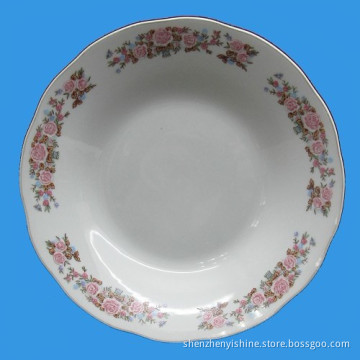 9'' Soup Plate with Nice Design
